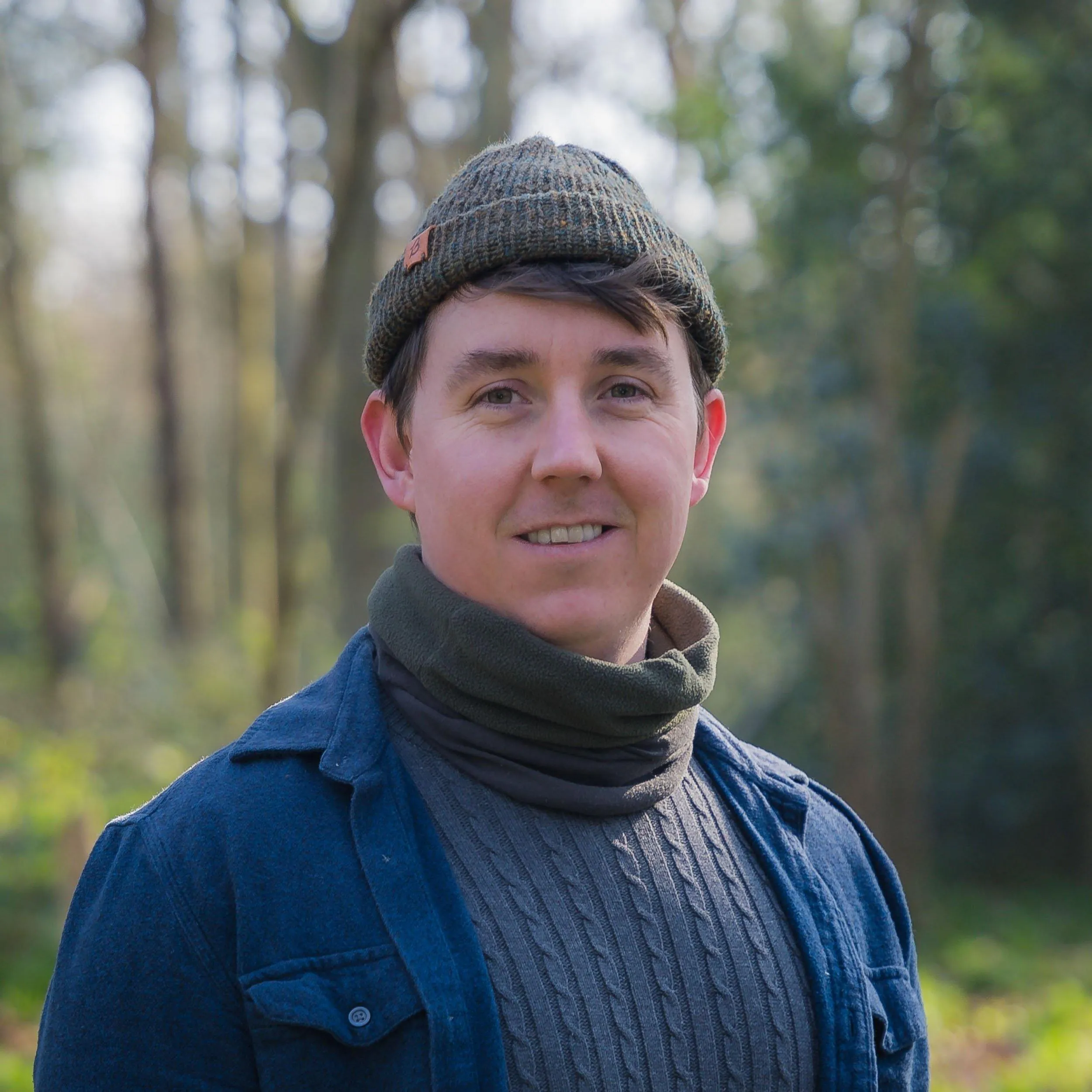 Forest Green Slack Fit Wooly Hat