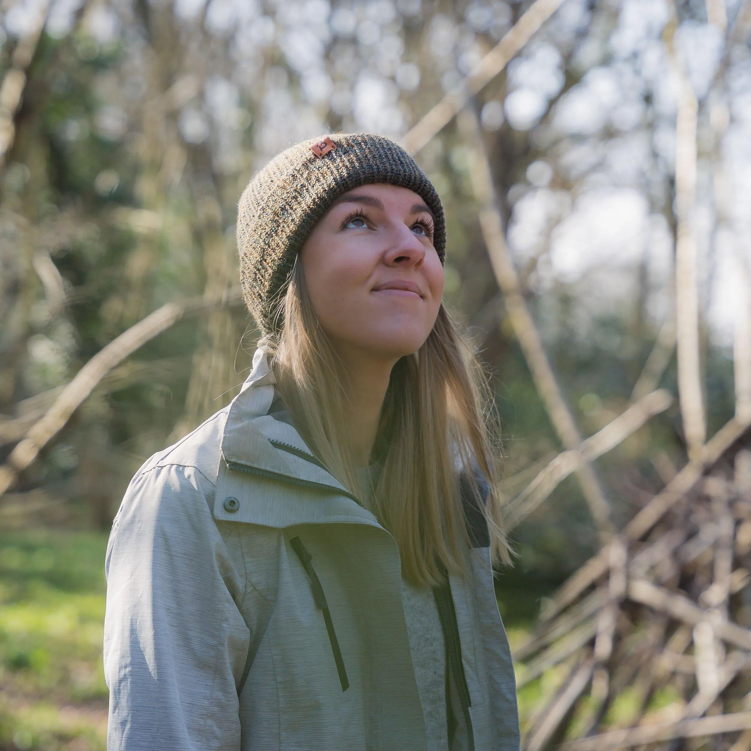 Forest Green Slack Fit Wooly Hat