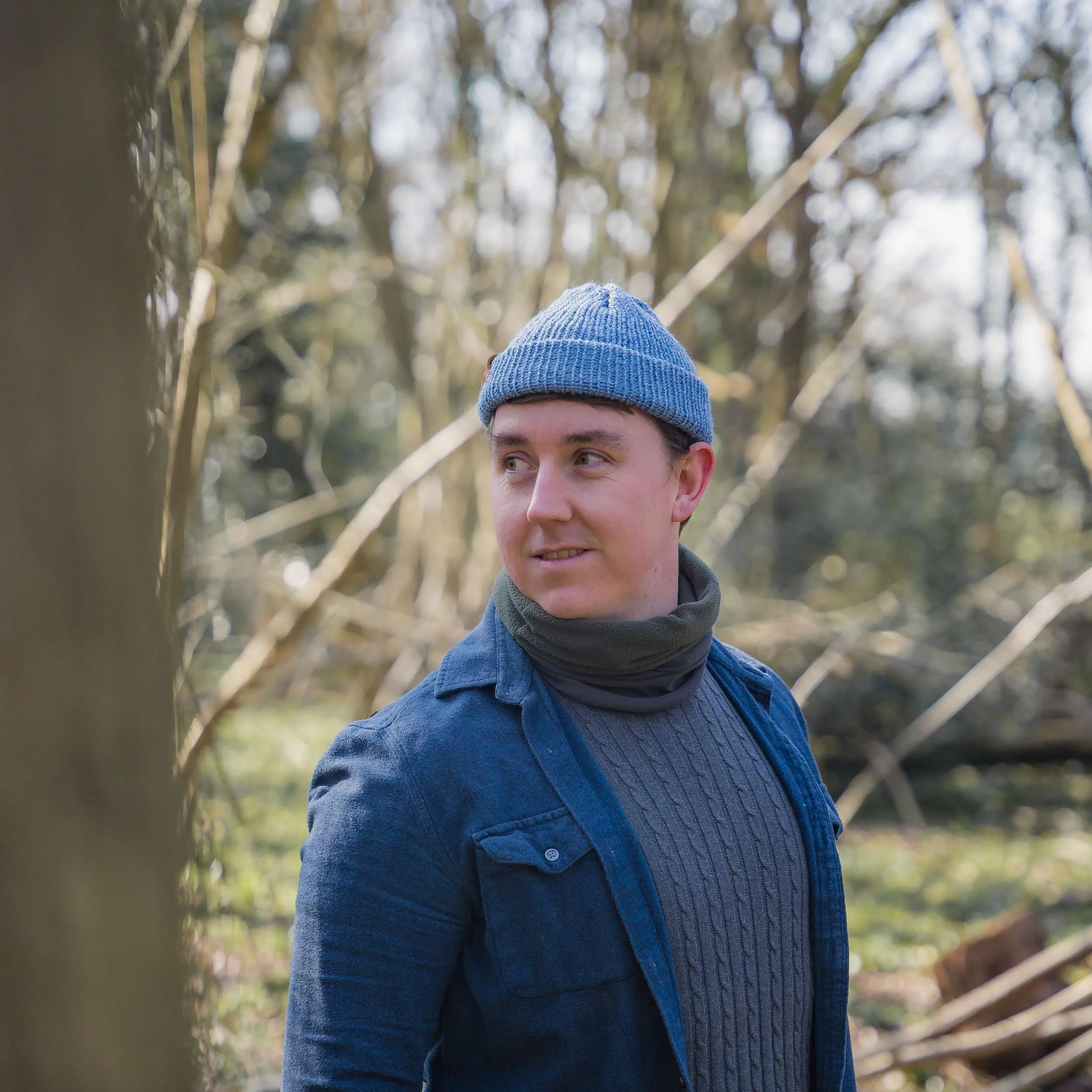Forest Green Slack Fit Wooly Hat