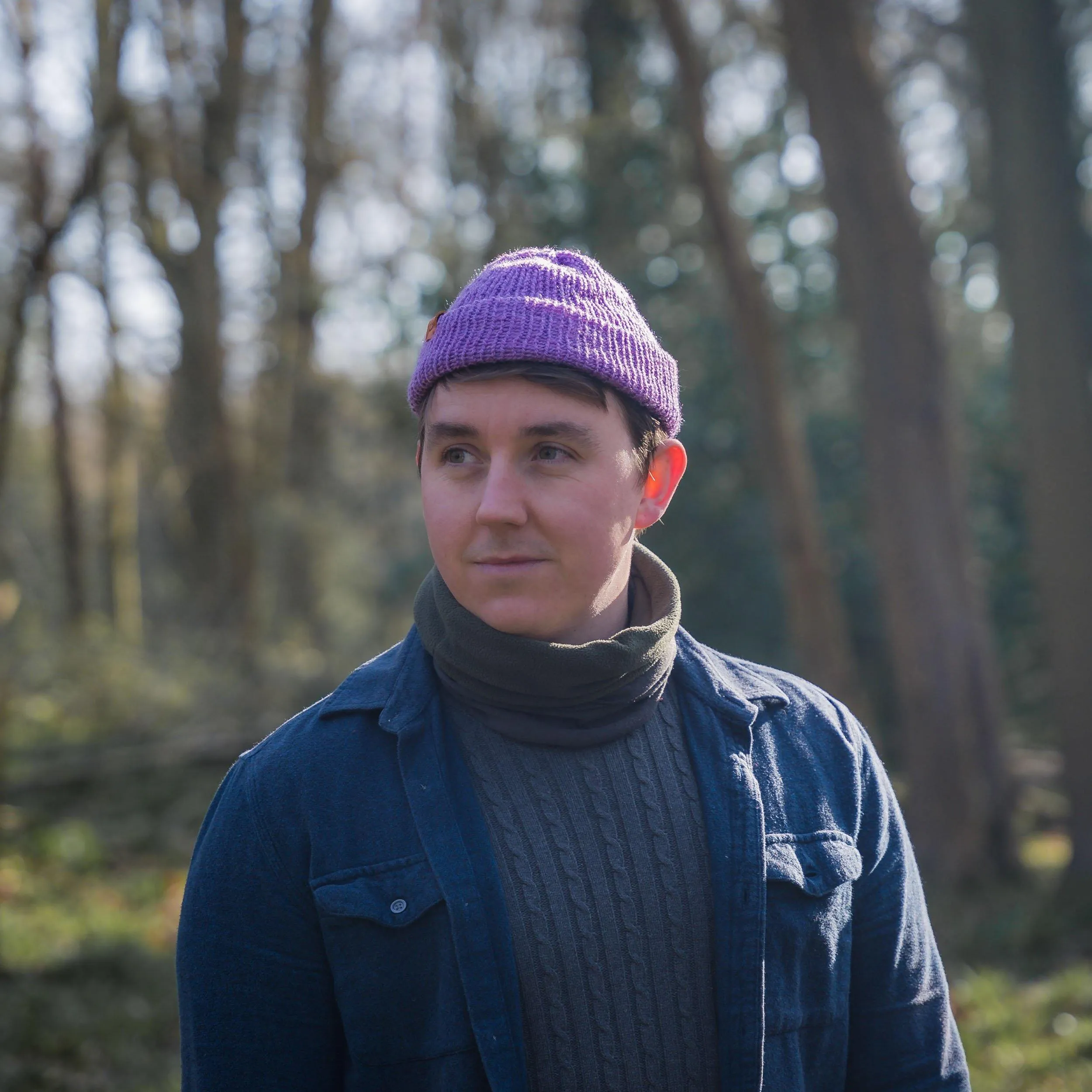 Forest Green Slack Fit Wooly Hat
