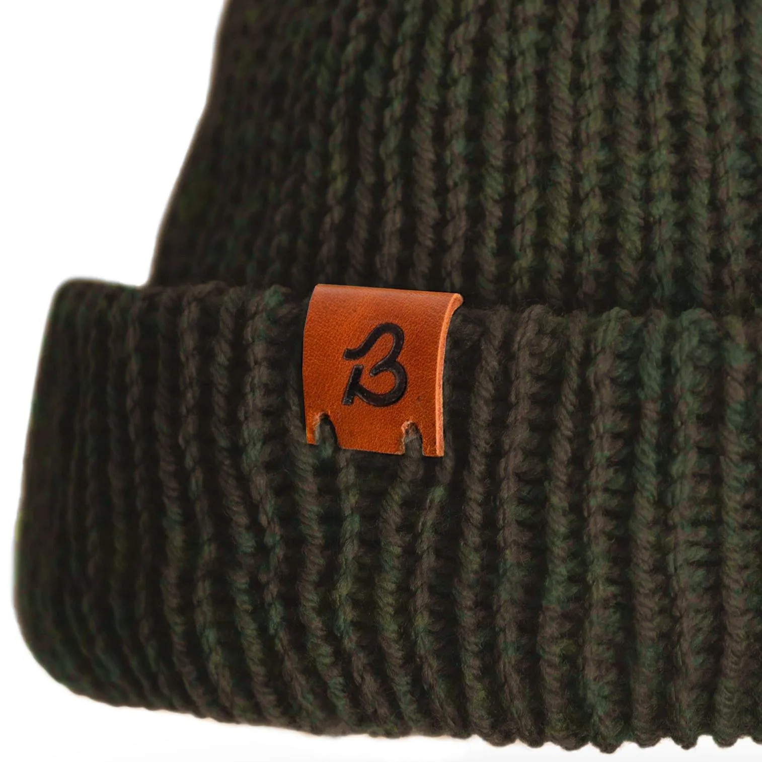 Forest Green Slack Fit Wooly Hat