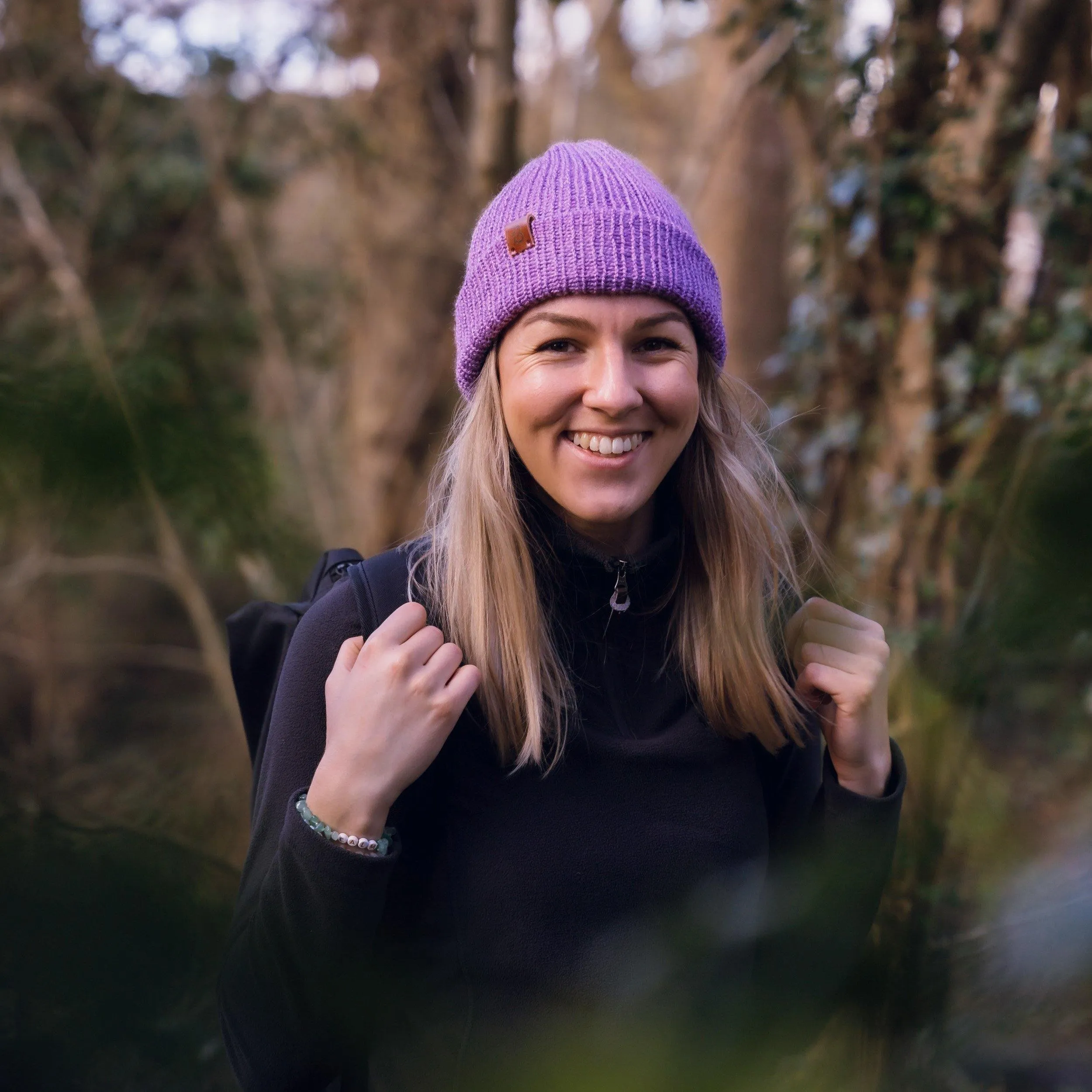 Forest Green Slack Fit Wooly Hat