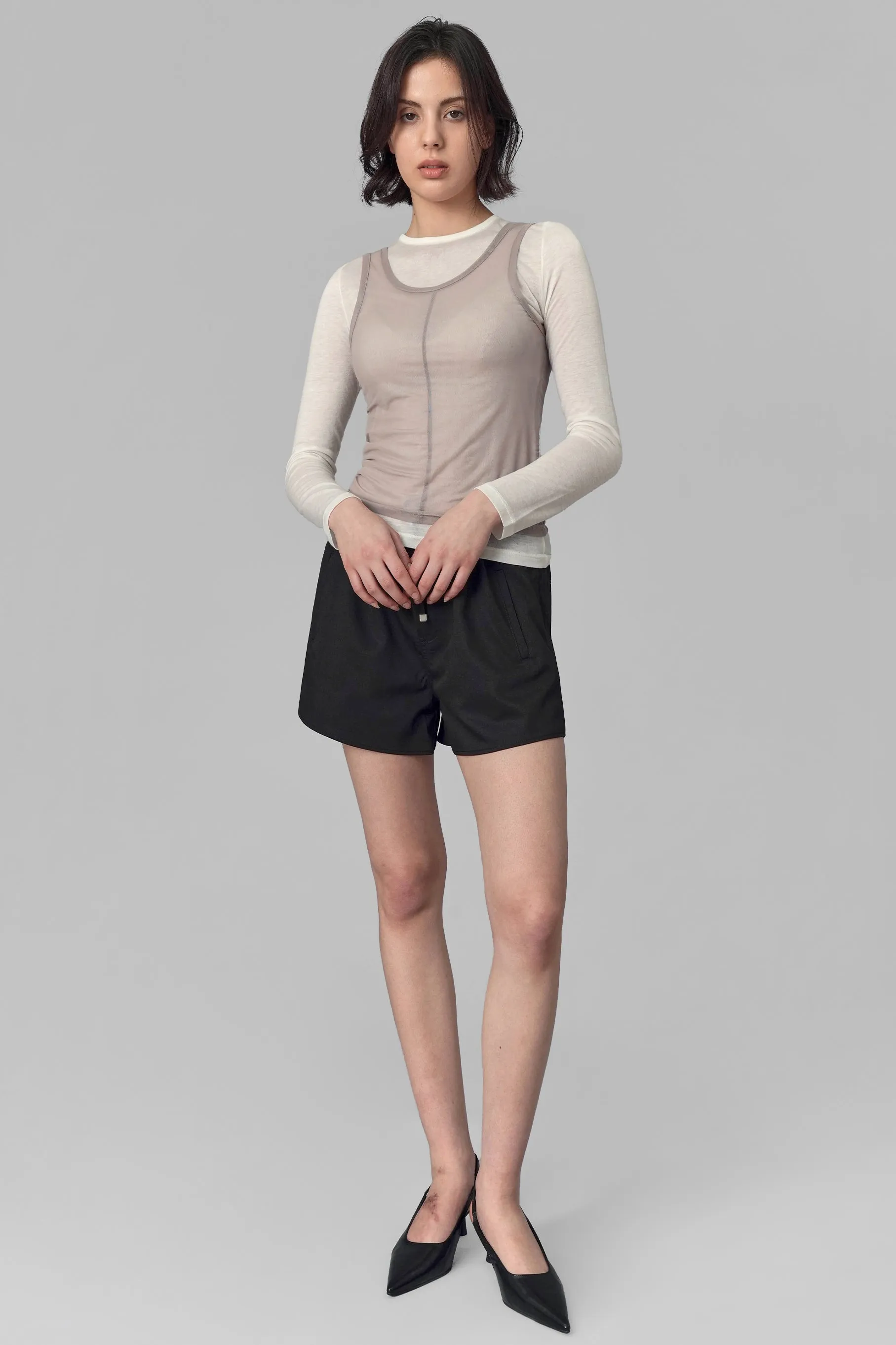 Shadow Sleeveless Top