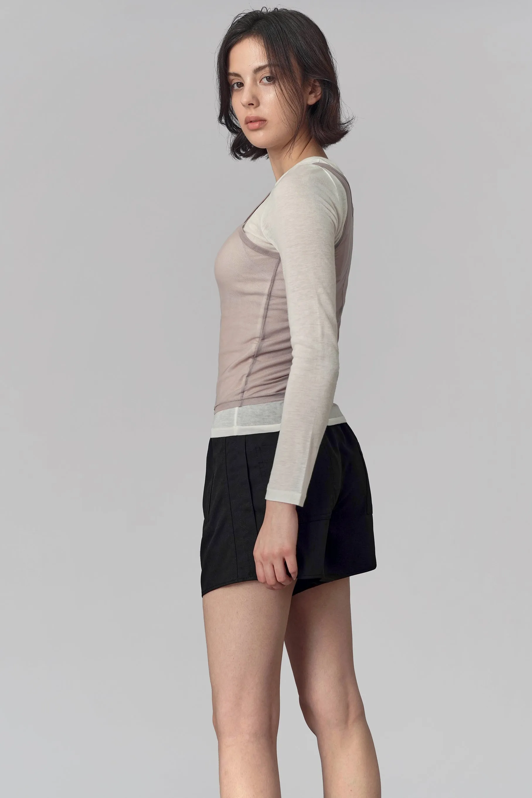 Shadow Sleeveless Top