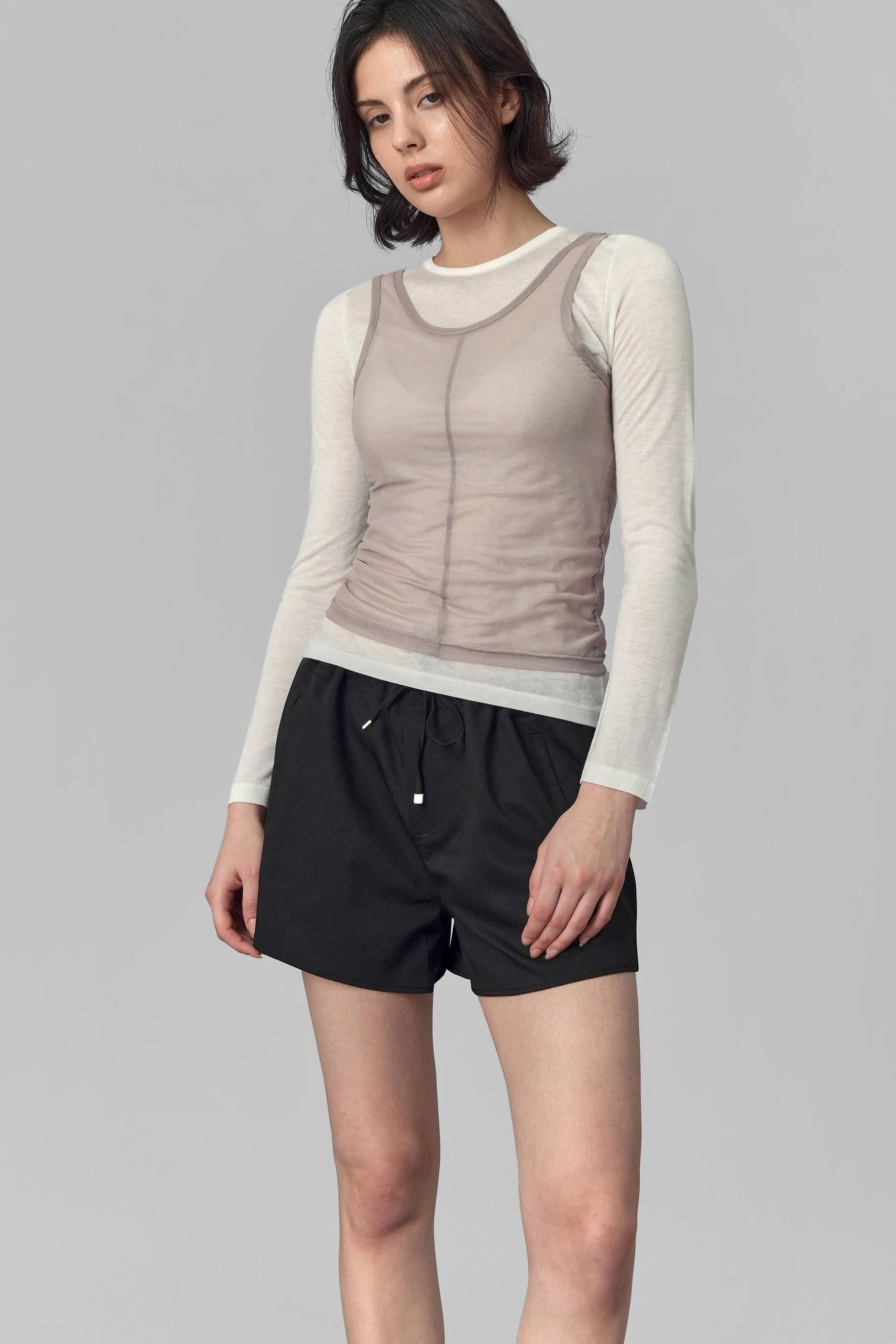 Shadow Sleeveless Top