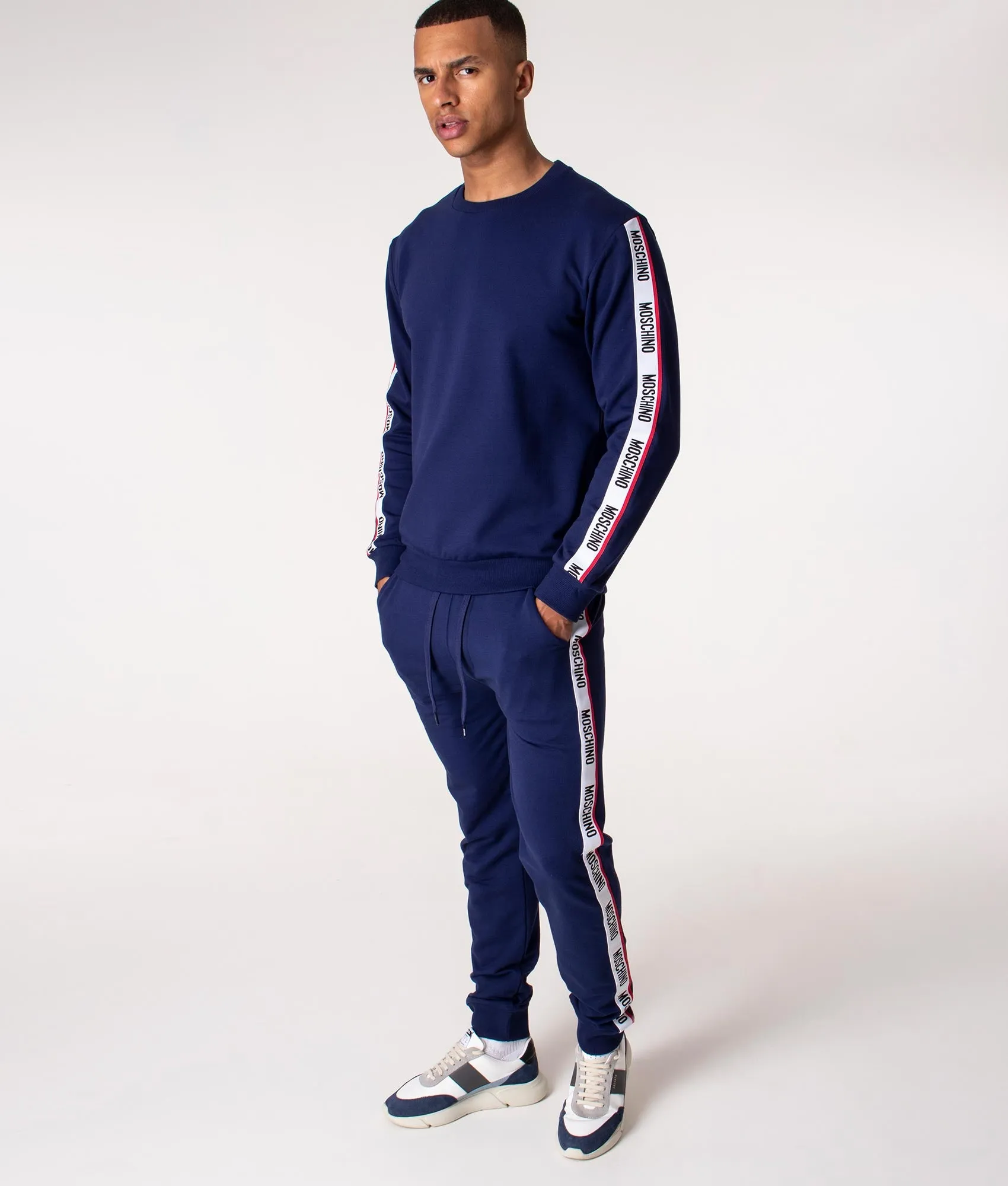 Slim Fit Logo Tape Detail Joggers