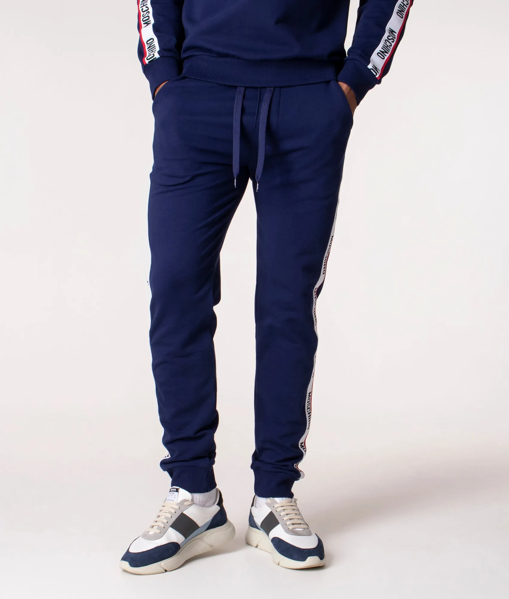Slim Fit Logo Tape Detail Joggers