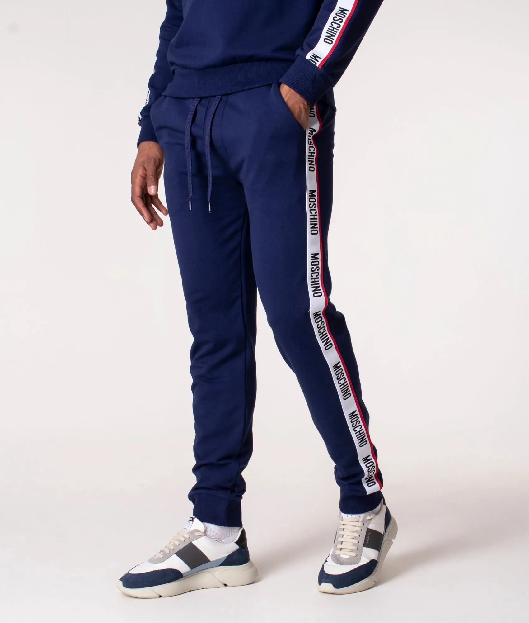 Slim Fit Logo Tape Detail Joggers
