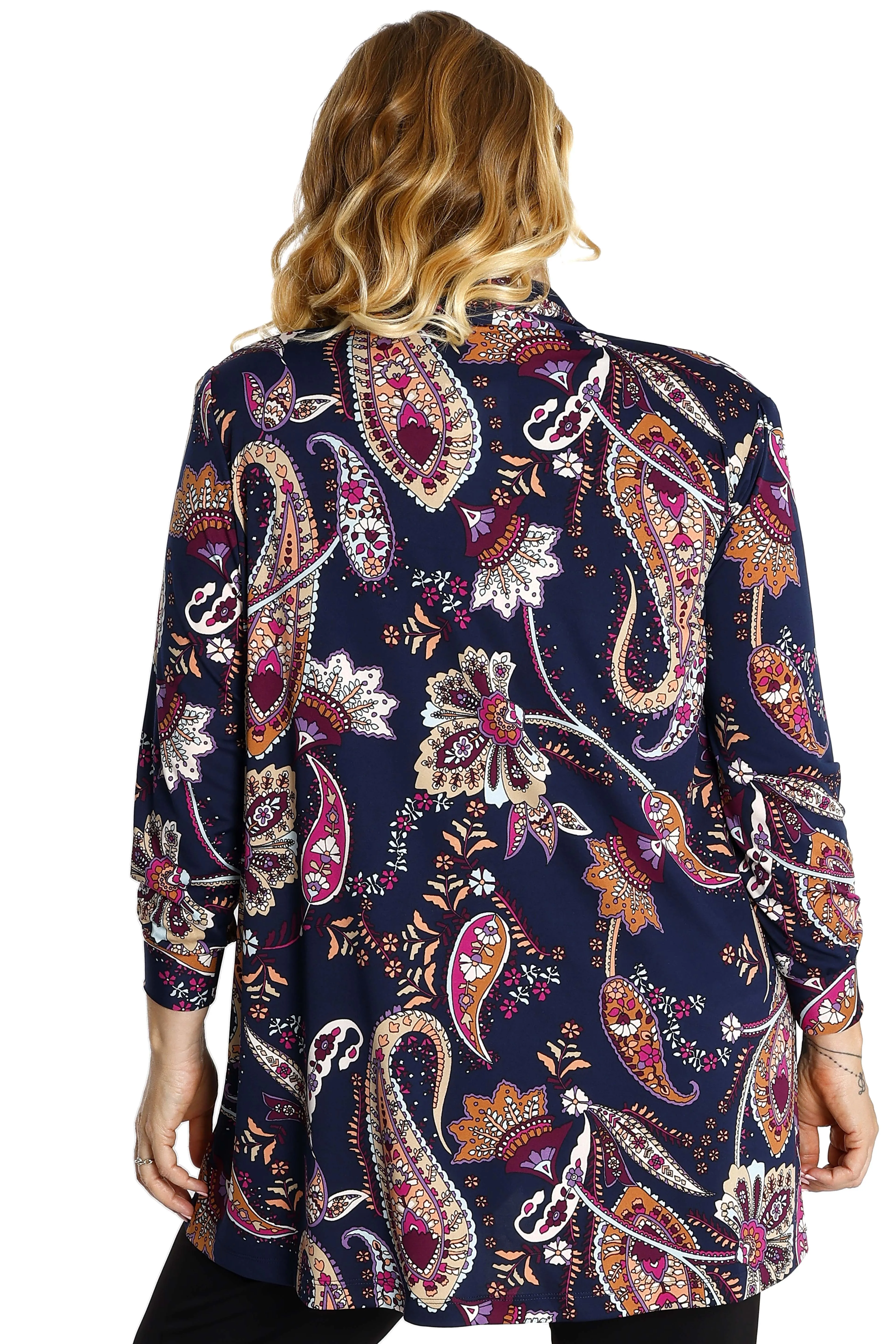 Vikki Vi Jersey Morocco Long Kimono Jacket